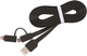 Kabel Cablexpert USB do Apple Lightning/MicroUSB 1 m Czarny (CC-USB2-AMLM2-1M) - obraz 1