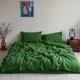 Комплект постельного белья LA MODNO STONEWASHED GRASS GREEN (200319) 160x220x2 - изображение 1