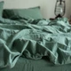 Комплект постільної білизни LA MODNO STONEWASHED SAGE GREEN (200312) 160х220 - изображение 3