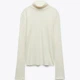 Водолазка тонка Zara 5644/007/251 L Молочний - зображення 4