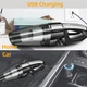 Автомобільний пилосос Vacuum Cleaner JM-XC120 8079 120W 2200 мАч чорний - зображення 3