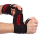 Бинти кистьові для жиму (2шт) STRENGTH WRIST WRAPS SP- 8088CA (PL, нейлон, PL, р-р регульований, чорний) (8088CA) - изображение 1