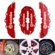 Декоративные накладки на тормозные суппорта Brembo ABS пластик 4 шт L Красные - изображение 2