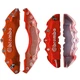 Декоративные накладки на тормозные суппорта Brembo ABS пластик 4 шт L Красные - изображение 4