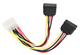 Kabel Cablexpert SATA 0.15 m (CC-SATA-PSY) - obraz 1