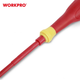 Отвертка диэлектрическая шлицевая WORKPRO SL2.5X50мм VDE 1000V PRO WP341023 - изображение 4