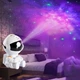 Ночник проектор лазерный с эффектом звездного неба 8 режимов свечения USB ночник настольный светильник Астронавт с пультом ДУ 5 Вт UKC - изображение 3