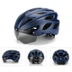 Вело шлем с магнитным визором ROCKBROS TT16 (57-62 см) In-Mold Синий (RB-TT-16-2790) - изображение 2