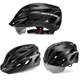 Вело шлем с магнитным визором ROCKBROS TT16 (57-62 см) In-Mold Черный (RB-TT-16-3890) - изображение 4