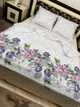 Комплект постельного белья Soft двуспальный 180х220 см цветы фиолетовые - изображение 1