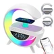 Ночник настільна лампа смарт RGB Happy Light Smart Light Sound Machine з бездротовою зарядкою 15W і Bluetooth колонкою - зображення 1