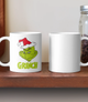Чашка Керамическая Кружка с принтом Grinch Гринч новогодний Белая 330 мл - изображение 2