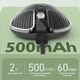 Мышь BauTech Bluetooth 5.1 2,4G беcпроводная 800 DPI 1200 DPI 1600 DPI Черный (1012-626-02) - изображение 5