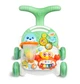 Детские ходунки каталка, игровой развивающий столик 2 в 1 Caretero Spark Green, детские ходунки, каталка для малышей, развивающая игрушка, интерактивные ходунки, столик для игр, музыкальные ходунки, легкие ходунки толкатель - изображение 4