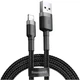 Кабель Baseus USB to Lightning Cable 2.4A (0,5m) Gray-Black (CALKLF-AG1) - изображение 1