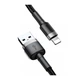 Кабель Baseus USB to Lightning Cable 2.4A (0,5m) Gray-Black (CALKLF-AG1) - изображение 5