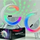 Настольная смарт лампа-ночник G-Smart RGB v2388A Light Sound Machine с беспроводной зарядкой Bluetooth-колонкой. - изображение 2