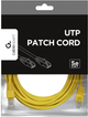 Patchcord Gembird UTP Cat 5e RJ-45 5 m Yellow (8716309038386) - obraz 2