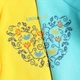 Теплий дитячий світшот з вишитим серцем Ukraine 98 см помаранчевий FD28-SertseUA-Orange-28 Ladan - зображення 4