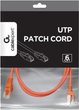 Патч-корд Gembird UTP PP6U Cat 6 RJ-45 1 м Red (8716309093316) - зображення 2