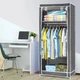 Шкаф тканинний розкладний 75*45*150см Stenson R30899 (grey) - зображення 1