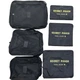 Органайзер дорожній black 6пр/наб. 40*30см Stenson R82637-BK - зображення 2