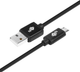 Кабель TB USB – micro-USB 1.5 м Black (5902002045254) - зображення 1