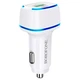 Зарядний автомобільний BOROFONE BZ14A Mercury (PD+QC3.0 20W) (1USB 3A 18W) Білий - зображення 3