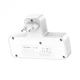 Мережевий фільтр LDNIO SC2311 перехідник із нічником 2x220V+2хUSB+1хType-C 2.4А/1хPD3.0-20W/1хQC3.0-18W Led розгалужувач трійник електричний з вимикачем та заземленням швидка зарядка Білий - изображение 4