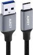 Кабель Aukey Quick Charge USB Type-A – USB Type-C 3.0 3A 2 м Black (5902666661234) - изображение 2