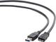 Кабель Cablexpert USB-A – micro-USB 3.2 0.5 м Black (8716309080309) - зображення 1