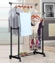 Телескопическая стойка-вешалка для одежды Double Pole Clothes Horse - изображение 1