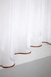 Кухонна тюль арка з ламбрекеном VR-Textil № 025к білий з коричневим 280х170 см (52-0559) - зображення 4