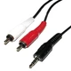 Аудио кабель Cablexpert 2 RCA (тюльпана) - mini-jack 3.5 папа - папа 1.5 метра (CCA-458) - изображение 2
