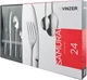 Набор столовых приборов Vinzer Samurai 24 предмета (50094) (5907706500948) - изображение 6