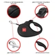 Поводок для собак WAUDOG R-leash Милитари светоотражающая лента M 5 м (382-4026) - изображение 5
