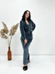 Домашний женский костюм с халатом Fashion 42/44 графит - изображение 1