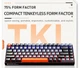 Механічна клавіатура з HOT-SWAP Machenike K500A-TKL 84Key, RED SWITCH, EN/UKR, RGB (K500-84R) - зображення 6