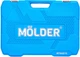 Профессиональный набор инструментов в кейсе Molder 1/2", 1/4", 3/8" 72Т, CR-V 219 единиц (MT60219) - изображение 2