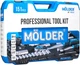 Профессиональный набор инструментов в кейсе Molder 1/2", 1/4", 3/8" 72Т, CR-V 151 единица (MT60151) - изображение 12
