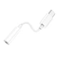 Перехідник Type-C на навушники mini jack 3.5 Digital Audio Converter HOCO LS35 (0.04m, DAC). White - зображення 4
