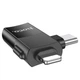 Перехідник 2в1 Type-C та Lightning на USB для підключення флешок HOCO (USB2.0 OTG). Black - зображення 7