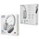 Бездротові навушники Bluetooth з мікрофоном Hoco wireless headphones (BT5.3, AUX/TF, 40h). Silver - зображення 7