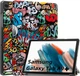 Чехол для планшета BeCover Smart Case для Samsung Galaxy Tab A9 Plus SM-X210/SM-X215/SM-X216 11.0" Graffiti (BC_710314) - изображение 3