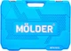 Профессиональный набор инструментов в кейсе Molder 1/2", 1/4" 72 T, CR-V 72 единицы (MT61072) - изображение 5