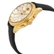 Мужские часы Orient FTV01002W Золото\Черный Натуральный кожаный ремешок - изображение 2