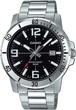 Мужские часы Casio MTP-VD01D-1B Черные с серебристым - изображение 2