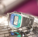 Наручные часы Casio A168WER-2AEF Серебро\Бирюзовый с подсветкой - изображение 5