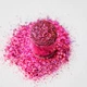 Рожевий голограмний мульти-глітер Lecente Fairytale Super Holo Multi Glitz Glitter (8г) - зображення 2