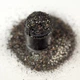 Чорне золото Голограмний мульти-глітер Lecente Black Gold Holographic Multi Glitz (8г) - зображення 2